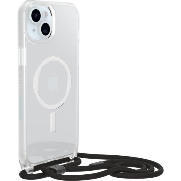 Funda OtterBox React Necklace MagSafe con cuerda para iPhone 15 Plus/14 Plus Transparente - Imagen 2