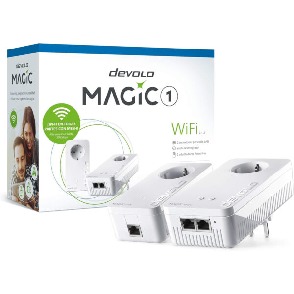 Devolo Magic 1 Wi-Fi Starter Kit 2 adaptadores Powerline 1200 WiFi - Imagen 4