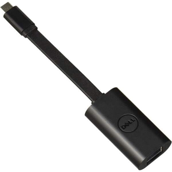 Cable Adaptador DELL DBQBCBC064 USB-C a RJ-45 Negro