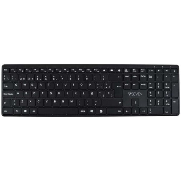 Teclado V7 Bluetooth KW550ESBT en español (ñ) Usado **Sin embalaje original**