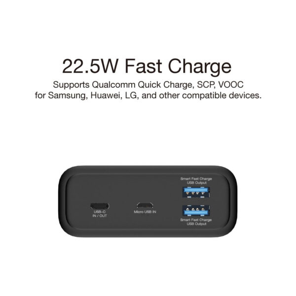 Batería Externa Powerbank Energizer UE30016PQ 30.000Mah 22.5W con pantalla - Imagen 5