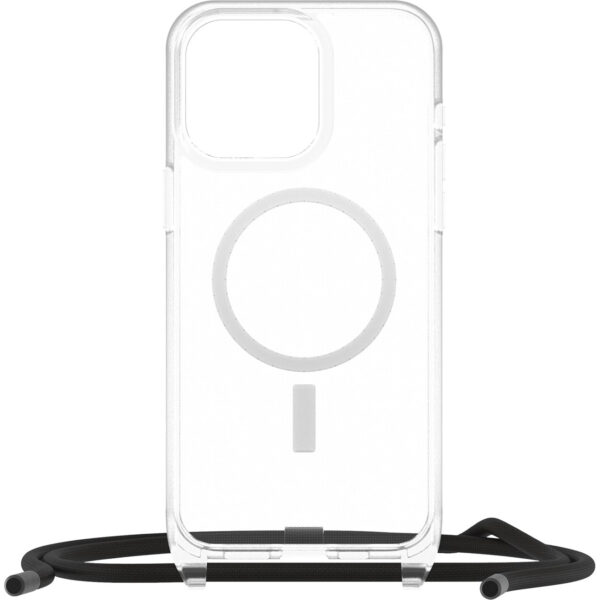 Funda OtterBox React Necklace MagSafe con cuerda para iPhone 15 Pro Max Transparente