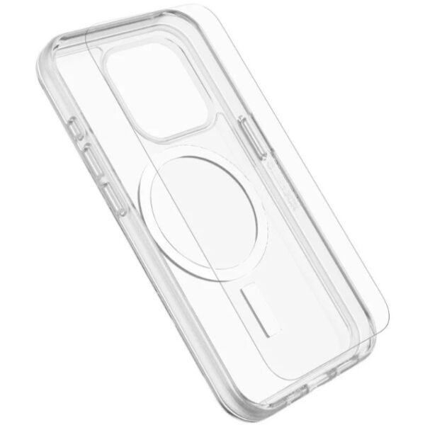 Funda OtterBox Symmetry Clear + Cristal Templado para Apple iPhone 15 Plus Usada - Imagen 2