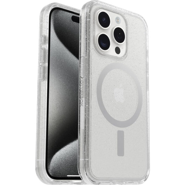 Funda Otterbox Symmetry Series Clear MagSafe Apple iPhone 15 Pro Usada