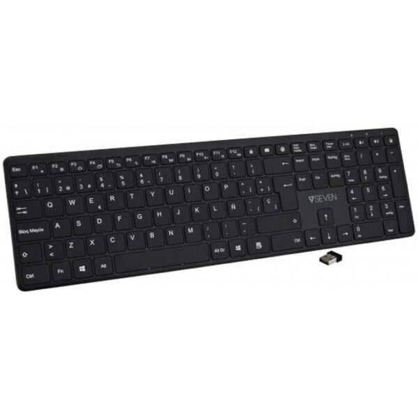 Teclado V7 Bluetooth KW550ESBT en español (ñ) Usado **Sin embalaje original** - Imagen 3