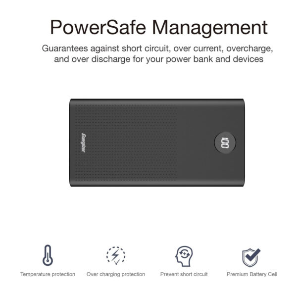 Batería Externa Powerbank Energizer UE30016PQ 30.000Mah 22.5W con pantalla - Imagen 7