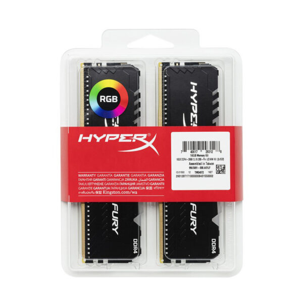 Kit 2 módulos de memoria 2 x 8 GB HyperX FURY Red 16GB DDR4 3000 MHz - Imagen 4