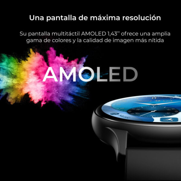 Reloj Smartwatch Ksix Core Pantalla Amoled 1.43" Sumergible Rosa - Imagen 7