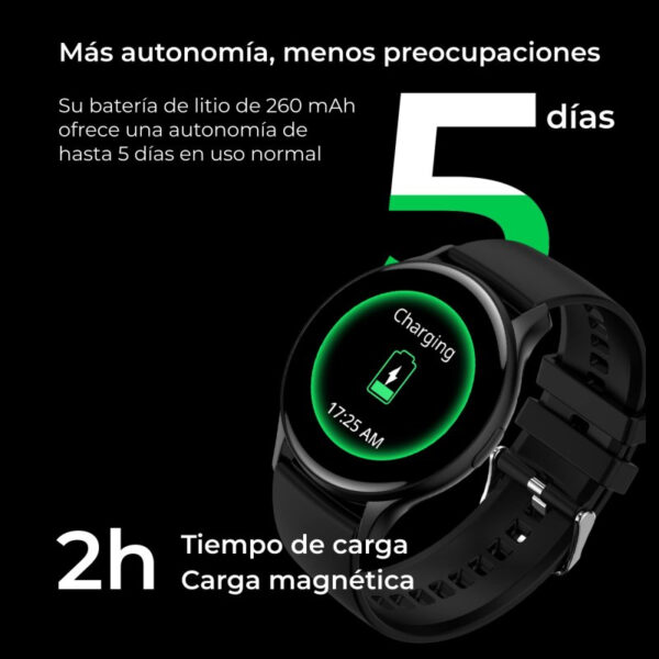 Reloj Smartwatch Ksix Core Pantalla Amoled 1.43" Sumergible Rosa - Imagen 8