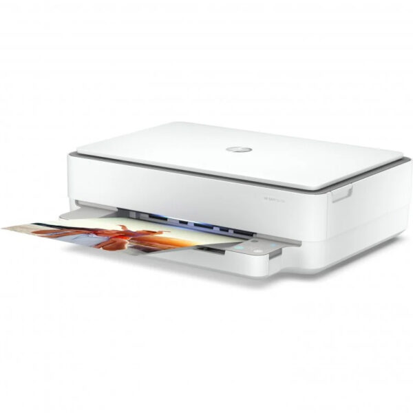 Impresora multifunción HP Envy 6020e Multifunción Color WiFi Dúplex Fax Usada * - Imagen 2