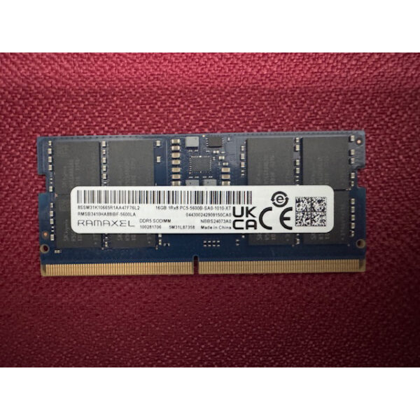 Módulo de memoria Ramaxel DDR5 16GB SO-DIMM 5600MHz PC5-5600B
