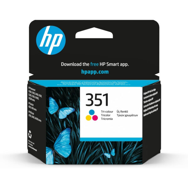 Cartucho Tinta Original HP inyección de Tinta Tricolor 351 CB337EE