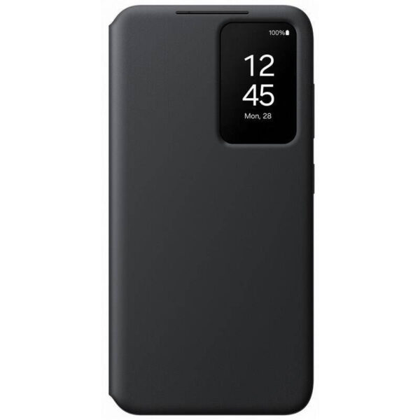 Funda original Samsung S View Cover para Samsung Galaxy S24 color negro