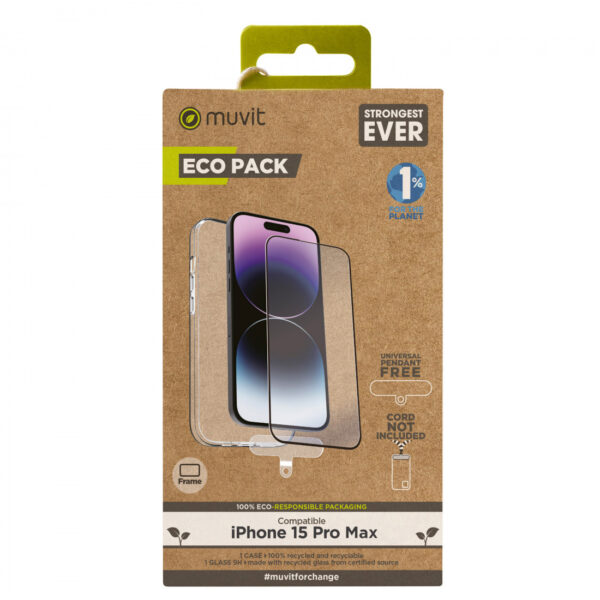 Muvit for change funda Apple iPhone 15 Pro Max + protector de pantalla - Imagen 3