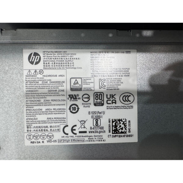Caja ordenador original HP Z2 G9 Usada *Incluye la fuente de alimentación* - Imagen 5