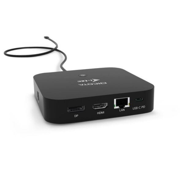Docking Station DICOTA USB-C 11-in-1  5K HDMI/DP Usado **Sin embalaje original** - Imagen 4