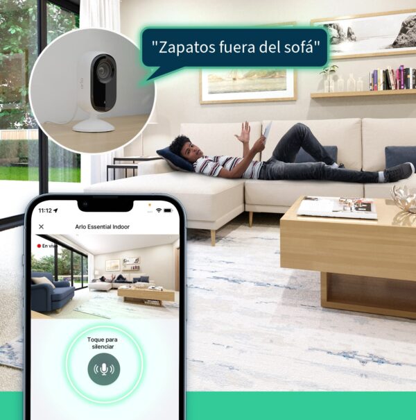 Cámara videovigilancia Interior Arlo Essential 2K - Imagen 4