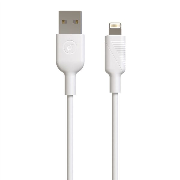 Cable Muvit for change USB a Apple MFI 2,4A 3m blanco (NUEVO)