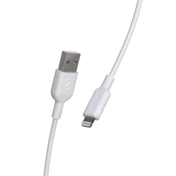 Cable Muvit for change USB a Apple MFI 2,4A 3m blanco (NUEVO) - Imagen 3