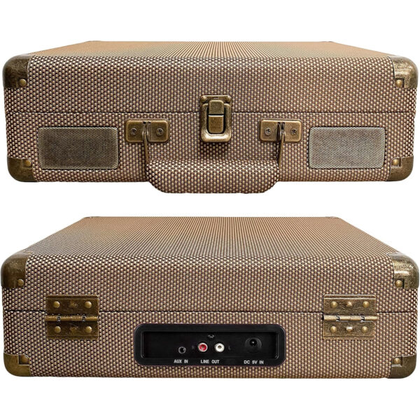 Tocadiscos Maletin Lauson CL614 3 velocidades Bluetooth altavoz y lector USB/SD - Imagen 4