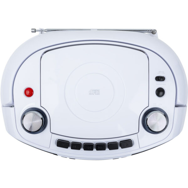Radio casette con CD Thomson RK201CD blanco **Embalaje dañado, producto nuevo** - Imagen 3