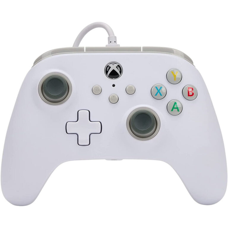 Mando PowerA con Cable Blanco para Microsoft Xbox Series X/S