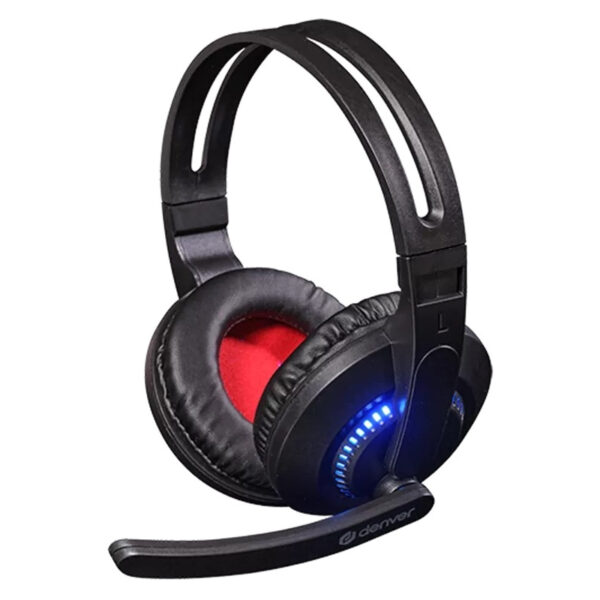 Auriculares con Micrófono Denver Electronics GHS-101/RE Negro