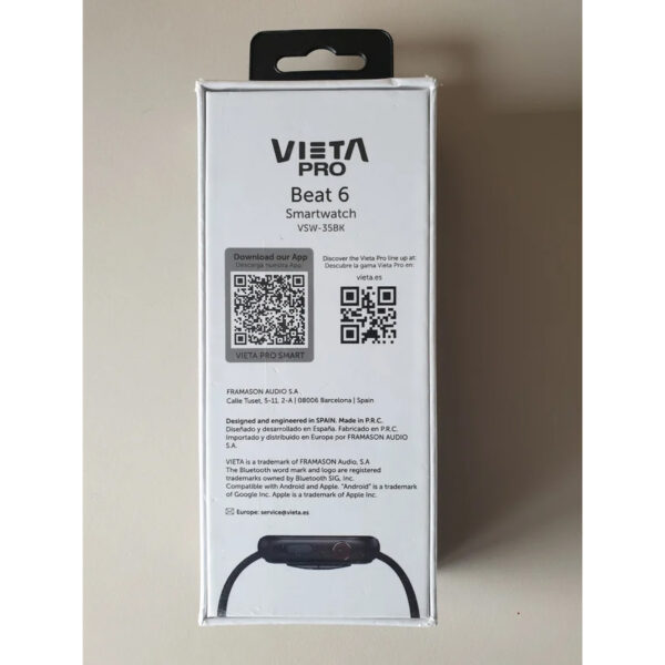 Reloj Inteligente Vieta PRO Beat 6 Negro **Reacondicionado** - Imagen 3