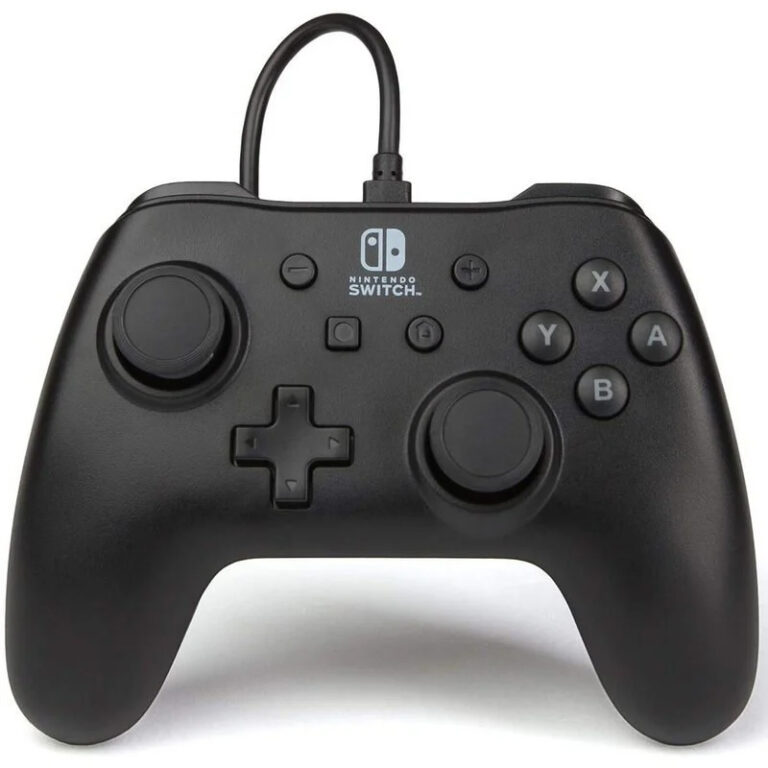 Mando PowerA con Cable Negro para Nintendo Switch