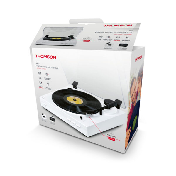 Tocadiscos de Vinilo Automático Thomson TT351 Blanco - Imagen 9