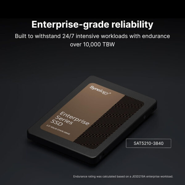 Disco Duro Synology SSD 2.5” SAT5210-3840G 3840GB Serial ATA III - Imagen 2