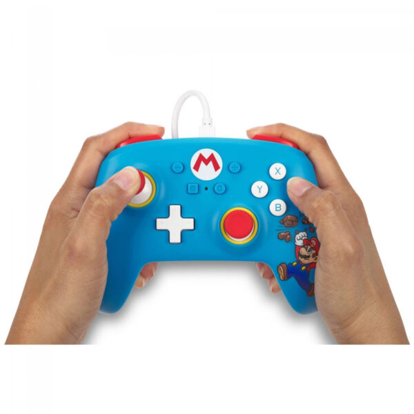 Mando PowerA con Cable Mario rompiendo ladrillos para Nintendo Switch - Imagen 6