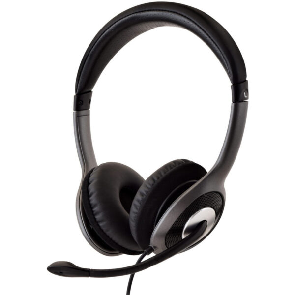 Auriculares V7 Diadema HU521-2EP USB Negro/Plata Usados - Imagen 5