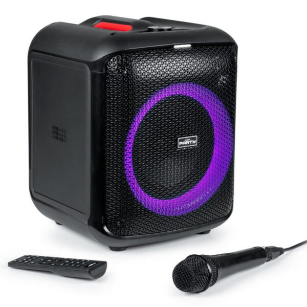 Altavoz BigBen Cube PARTYBTHPMAX Bluetooth Iluminación 200W Micrófono Usado - Imagen 3
