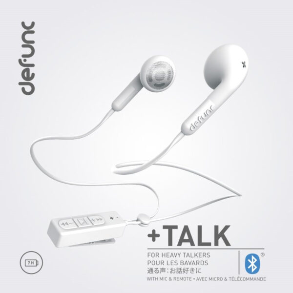 Auriculares DeFunc PLUS Talk Bluetooth blancos - Imagen 2