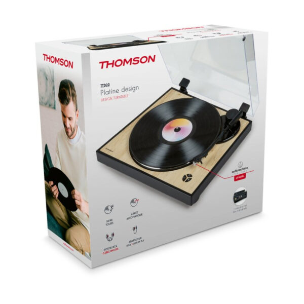 Tocadiscos de Vinilo Thomson TT300 con Salida RCA Usado - Imagen 6