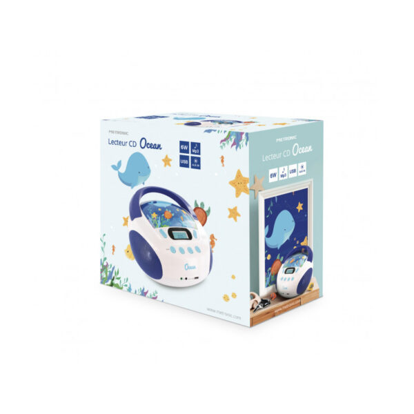 Radio CD Metronic - Mooov 477170 con puerto USB MP3 Ocean - Imagen 3