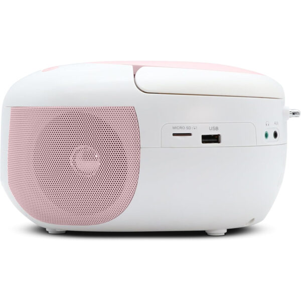 Radio Metronic Mooov 477185 Radio FM/USB/microSD/CD con Bluetooth Rosa Usado * - Imagen 3