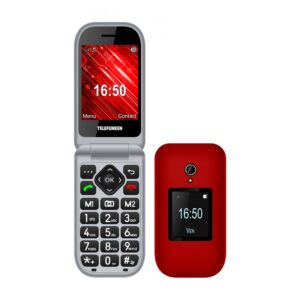 Teléfono Móvil Telefunken Libre S460 2.8" Senior Rojo