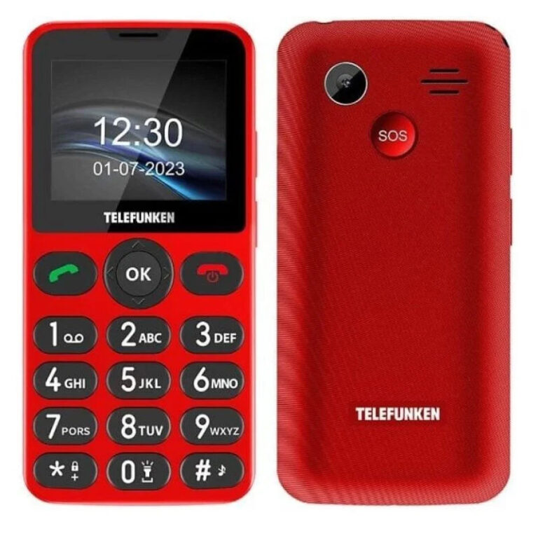 Teléfono Móvil Telefunken Libre S415 2.2" Senior Rojo