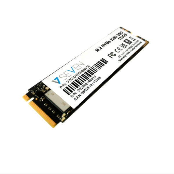 Disco Duro V7 SSD interno V7SSD128GBNV3E NVME Gen3x4 de 128 GB - Imagen 3
