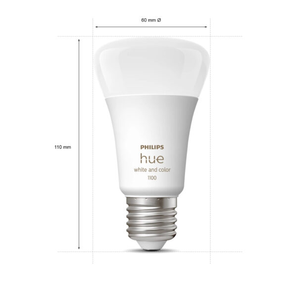 Kit de inicio Philips HUE 3 bombillas inteligentes E27 + regulador + interruptor - Imagen 3