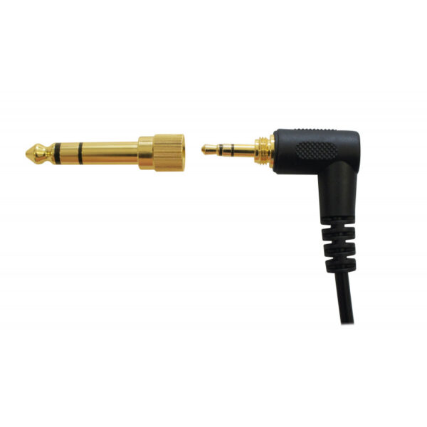 Auricular Metronic 480143 TV/HiFi con cable 6m adaptador jack 3,5mm+6,35mm negro - Imagen 3