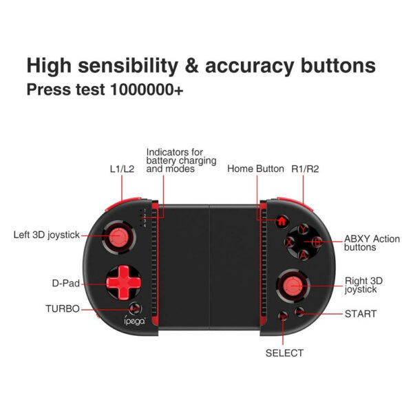 Gamepad inalámbrico iPega PG-9087S para Android Smart Tablet PC TV Box - Imagen 5