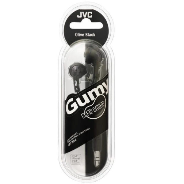 Auriculares con cable de botón JVC HA-F160-B-E negro - Imagen 2