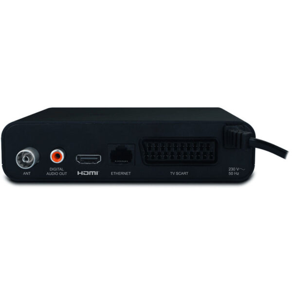 Receptor Metronic TDT ZapBox HD-SP.1 USB DVB-T2 HEVC Botón SOS negro - Imagen 2