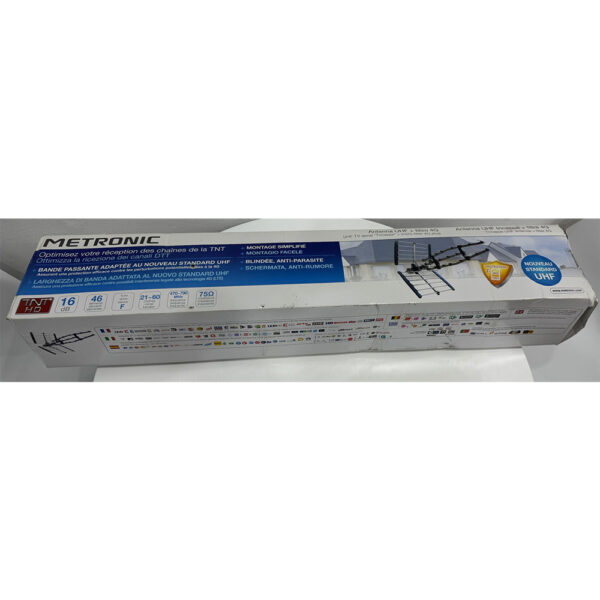 Antena TV Exterior Metronic 415045 triple 26dB + filtro 4G - Imagen 6