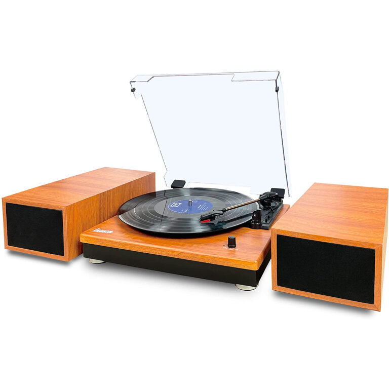 Tocadiscos de Vinilo Lauson CL616 Bluetooth con Altavoces Integrados 2x10W roble