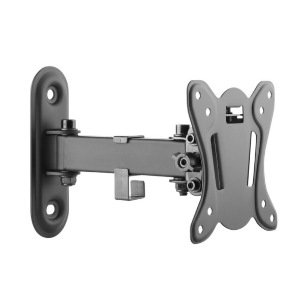 Soporte de TV Metronic 451055 inclinable giratorio y plegable de 13" a 28" negro