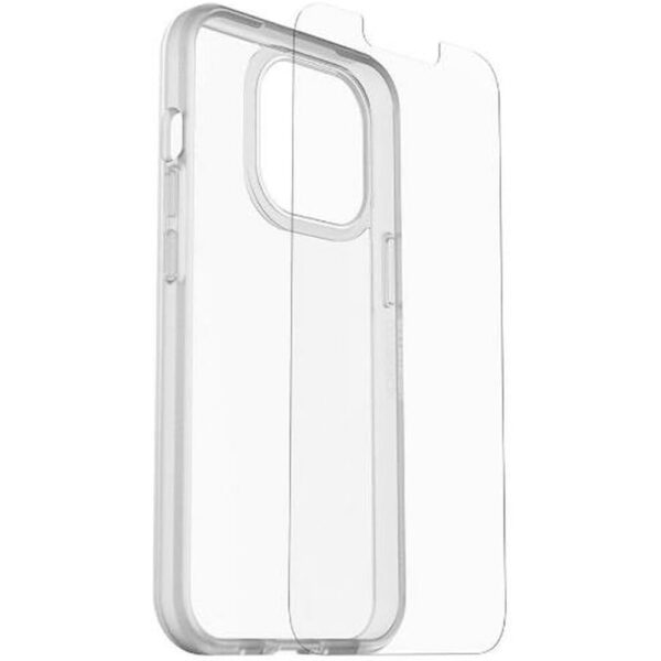 React Funda + Protector Trusted Glass para Apple iPhone 13 Pro transparente